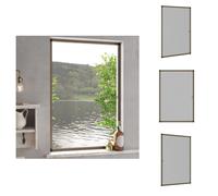 vidaXL Moustiquaire pour fenêtre Marron 90x120 cm - Moustiquaire