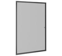 vidaXL Moustiquaire pour fenêtres Anthracite 80x120 cm, moustiquaire de fenêtre, moustiquaire de fenêtre, moustiquaire de Mouche