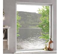 vidaXL Moustiquaire pour Fenêtres, Filet Anti-Moustiques avec Cadre en Aluminium, Filet de Fenêtre Contre Abeilles Mouches Insectes, Blanc