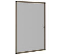 vidaXL Moustiquaire pour fenêtres 153834 Marron 80x120 cm
