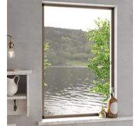 vidaXL Moustiquaire pour fenêtres 153835 Marron 90 x 120 cm