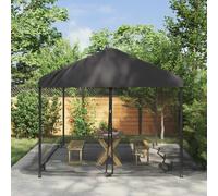 vidaXL Moustiquaire pour gazebo 220 mesh Noir 6 x 3 x 2 m Polyester