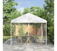 vidaXL Moustiquaire pour gazebo Maille de 220 Blanc 4 x 3 x 2 cm