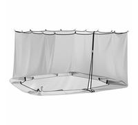 vidaXL Moustiquaire pour tonnelle 220 maille 220 - Noir - 3,6 x 3,6 x 2 m - Moderne - Protection contre les insectes - Domaine sûr