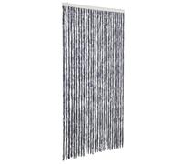 vidaXL Rideau anti-insectes argenté 118x220 cm chenille