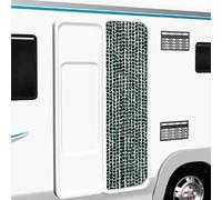 vidaXL Moustiquaire Vert et blanc 56x185 cm Chenille