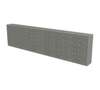 vidaXL Mur Ãƒ Gabion avec couvercles Acier galvanisÃƒ 600 x 50 x 150 cm