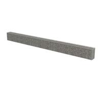 vidaXL Mur à gabion avec couvercles Acier galvanisé 600x30x50 cm