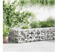 vidaXL Mur à Gabion Couvercles Acier Galvanisé 600x30x50 cm Jardin Terrasse 143583