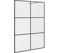 vidaXL Paroi de douche pour passage piétonnier avec verre ESG transparent 140x195 cm