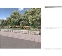 vidaXL Mur de gabions avec couverture Acier galvanisé 900×50×50 cm - Panneaux de clôture