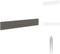vidaXL Mur de gabions avec couverture Acier galvanisé 900x30x150 cm - Panneaux de clôture