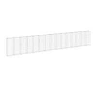 Vidaxl Mur En Gabion Avec Couvercles Acier Galvanisé 900x30x150 Cm