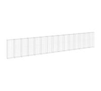 vidaXL Mur en gabion avec couvercles Acier galvanisé 900x30x150 cm