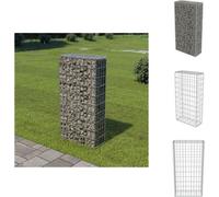 vidaXL Mur en gabion avec couverture Acier galvanisé 50×20×100 cm - Panneaux de clôture