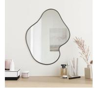 vidaXL Miroir mural maquillage 348273 Noir 50x40 cm Coiffeuse et décoration