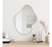 vidaXL Mural Miroir de Maquillage Coiffeuse Cosmétique Décoration de Chambre à Coucher Salle de Bain Salon Intérieur Argenté 348269 Or G