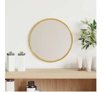 vidaXL Miroir mural rond 20 cm Doré