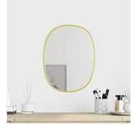 vidaXL Miroir mural Doré 30x25 cm