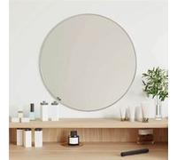 vidaXL Mural Miroir de Maquillage Coiffeuse Cosmétique Décoration de Chambre à Coucher Salle de Bain Salon Intérieur Argenté 348176 Marron G