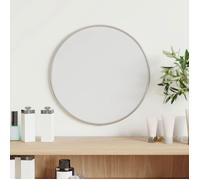 vidaXL Mural Miroir de Maquillage Coiffeuse Cosmétique Décoration de Chambre à Coucher Salle de Bain Salon Intérieur Argenté 348174