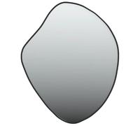 vidaXL Mural Miroir de Maquillage Coiffeuse Cosmétique Décoration de Chambre à Coucher Salle de Bain Salon Intérieur Noir 50x40 cm