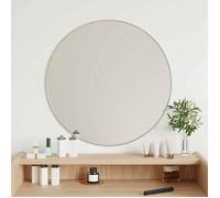 vidaXL Miroir mural 348177, miroir de maquillage rond argenté Ø 60 cm