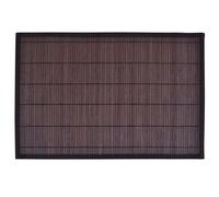 Vidaxl Napperons 6 Pcs Bambou 30x45 Cm Marron Foncã©