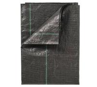 VidaXL Nature Bâche de sol de contrôle des mauvaises herbes 2x10 m Noir