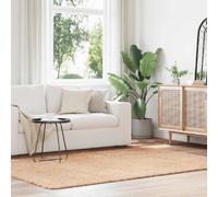 VIDAXL Navarra Tapis Shaggy Beige