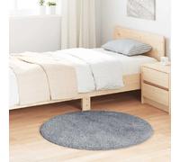 VIDAXL NAVARRA Tapis shaggy gris 100x100 cm