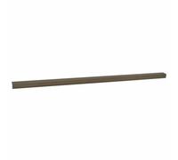 vidaXL Nez de marche 10 pcs Marron 67 x 3 x 2 cm Aluminium, Nez de Marche en Aluminium Moderne, Bord Anti-Dérapant Rectangulaire, Protecteur Anti-Dérapant, Finition Intérieure pour Escaliers Domestiqu