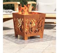 vidaXL Nez de marche Carré 4 pcs Argenté 40 x 40 cm Aluminium