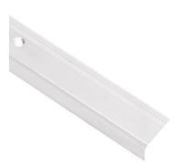 vidaXL Nez de Marche Forme en L 15 pcs Aluminium 90 cm argenté