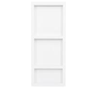 vidaXL Niche de douche avec 3 compartiments blanc brillant 41x99x9 cm