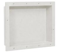 vidaXL Niche de douche Blanc mat 41x51x10 cm