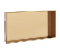vidaXL Niche de douche Golden Brossé 62x32x9 cm Acier inoxydable