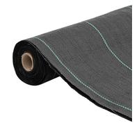 vidaXL Non-tissé contre les mauvaises herbes noir 0,5x200 m PP