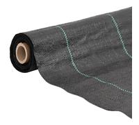 vidaXL Non-tissé contre les mauvaises herbes noir 1x150 m PP