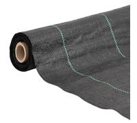 vidaXL Non-tissé contre les mauvaises herbes noir 4x50 m PP