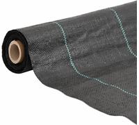 vidaXL Non-tissé contre les mauvaises herbes noir 4x50 m PP