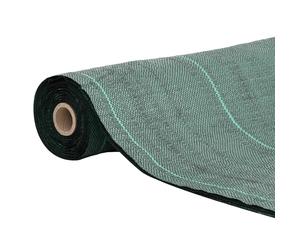 vidaXL Non-tissé contre les mauvaises herbes Vert 2x100 m PP