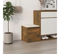 vidaXL Tiroir boîte Chêne fumé 40,5x40x40 cm Bois d'ingénierie
