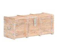 vidaXL Coffre de rangement 90x40x40 cm bois d'acacia