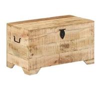 vidaXL Opbergkist massief ruw mangohout328293 Brun