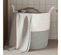 VidaXL Panier de rangement coton gris