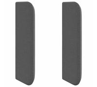 vidaXL Oreille de tête de lit Gris Foncé 40,5 x 40,5 x 4 cm Tissu, Déco de Chambre Chic : têtes de lit en Tissu Modernes, literie contemporaine, Style épuré pour Une Maison Tendance