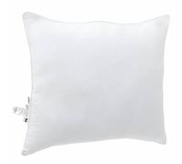 vidaXL Oreiller avec Oreiller Blanc 51 x 51 x 20 cm Coton et Polyester, Coussin Doux, Moderne pour la Chambre, Soutien Sommeil, Confort intérieur, déco Cozy, Usage Quotidien