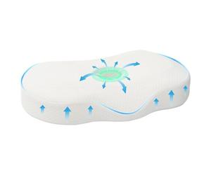 Vidaxl Oreiller Avec Oreiller Blanc 55 X 36 X 10 Cm Polyester