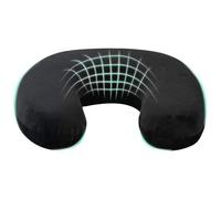 Vidaxl Oreiller Avec Oreiller Noir 27 X 27 X 8 Cm Velours